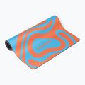 Yoga/fitness mat FORCEBAND Abstract Orange 4 mm orange/blue 3