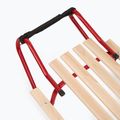 Metal sled HUMBAKA with backrest and footrest red 7