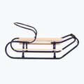 Metal sled HUMBAKA with backrest and footrest navy 3