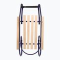 Metal sledge HUMBAKA with backrest and footrests navy 4