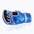 Octagon Mettalic MMA sparring gloves blue 4