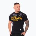 Men's T-shirt Octagon Second Face black/multicolor 4