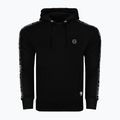 Men's Octagon Stripe hoodie black