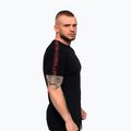Men's T-shirt Octagon Stripe black/red 3