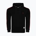 Men's sweatshirt Octagon Stripe Hoodie black/red