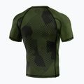Men's Octagon Broken Line Premium khaki Rashguard 2