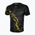 Men's training t-shirt Octagon Marble camo yellow