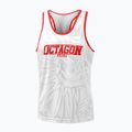 Octagon men's tank top Red and white