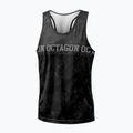 Octagon Geo Grunge black men's tank top
