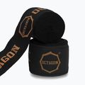 Boxing wraps Octagon Fightgear Supreme Printed 300 cm black/gold 2