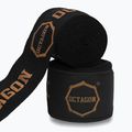 Boxing wraps Octagon Fightgear Supreme Printed 500 cm black/gold 2