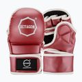 Octagon Metallic MMA red grappling gloves