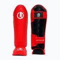 Foot and tibia protectors Octagon Legion Kevlar red 3