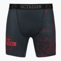 Rashguard męski Octagon Legion Grunge black/red