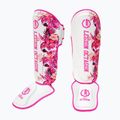 Shin guards Octagon Legion Flower white/pink