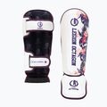Shin guards Octagon Legion Flower white/purple 2