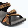 Grisport women's sandals 349025L khaki/orange/orange 7