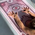 Moonholi yoga mat PERSIANA 3 mm pink SKU-119 7