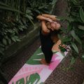 Moonhola TROPICANA TRAVEL yoga mat 1.5 mm pink SKU-120 6