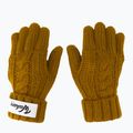 Women's trekking gloves Waikane Vibe Mustard brown 3