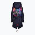 Waikane Vibe Blue Zebra women's rain jacket navy blue 2