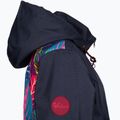 Waikane Vibe Blue Zebra women's rain jacket navy blue 4