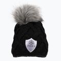 Women's winter cap FERA Equestrian Swarovski Snowflake black 5.8.sn. 2