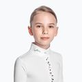 FERA Equestrian children's competition shirt white with butterflies 3.1 2