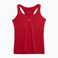 Women's training tank top 4F red 4FSS23TFTSF263-62S