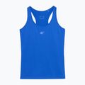 Women's training tank top 4F blue 4FSS23TFTSF263-36S
