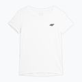 Women's training t-shirt 4F white 4FSS23TFTSF261-10S