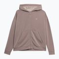 Women's yoga sweatshirt 4F brown 4FSS23TSWSF213-82S