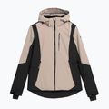 Women's ski jacket 4F F340 light brown 3