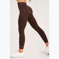 Women's training leggings Gym Glamour Push Up Chocolate 370 5