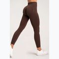 Women's training leggings Gym Glamour Push Up Chocolate 370 6