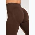 Women's training leggings Gym Glamour Push Up Chocolate 370 8