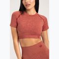 Women's training t-shirt Gym Glamour Seamless Rashguard cherry 3