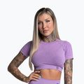 Women's training t-shirt Gym Glamour Seamless Rashguard lilac