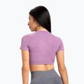 Women's training t-shirt Gym Glamour Seamless Rashguard lilac 2