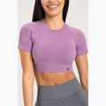 Women's training t-shirt Gym Glamour Seamless Rashguard lilac 3