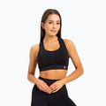 Gym Glamour Push Up Deep Black 319 fitness bra