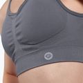 Gym Glamour Push Up Grey 402 fitness bra 5