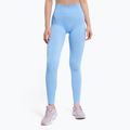 Women's training leggings Gym Glamour Push Up Baby Blue 405