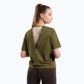 Women's workout shirt Gym Glamour V Khaki 423 3