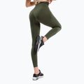 Women's training leggings Gym Glamour Flexible Khaki 430 3