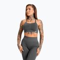 Women's training leggings Gym Glamour Push Up 2.0 dark silver 5