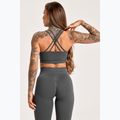 Women's training leggings Gym Glamour Push Up 2.0 dark silver 6