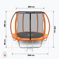 HUMBAKA Super 244 cm orange garden trampoline Super-8' Tramps 2