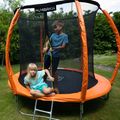 HUMBAKA Super 244 cm orange garden trampoline Super-8' Tramps 10