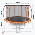 HUMBAKA Super 427 cm orange garden trampoline Super-14' Tramps 17